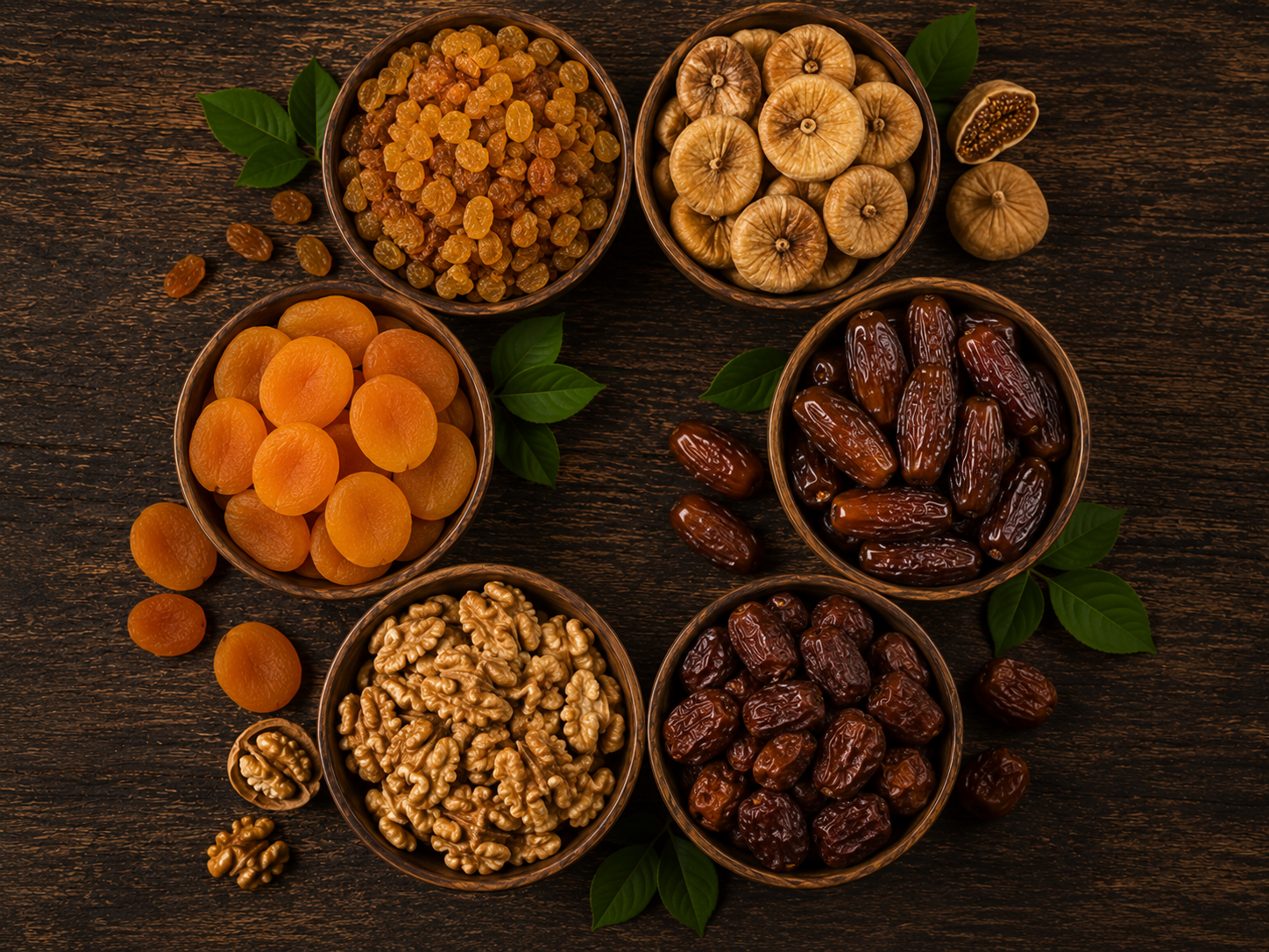 البذور والمسليات والفواكه المجففة والمكسرات